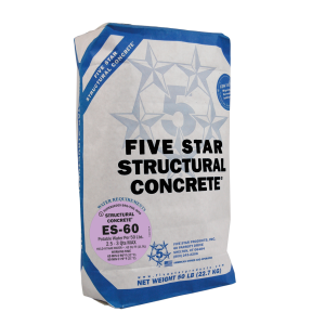 Five Star Structural Concrete ES-60 50lb Bag 29800