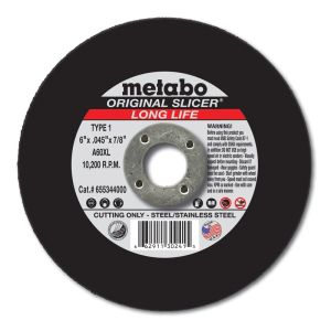 Metabo A36XL Slicer Long Life Box 100 4"x1/16"x5/8" 655329000