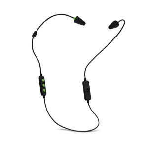Plugfones FreeReign Series Earplug Headphones Blk/Grn PIF-BE