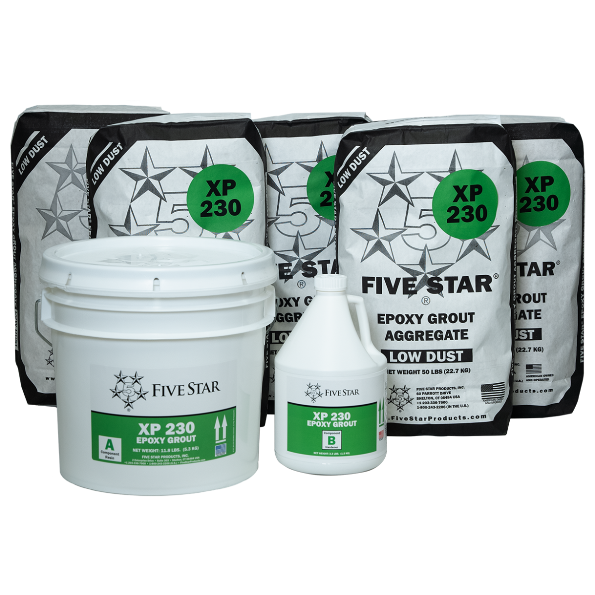 Five Star XP 230 Epoxy Grout - High-Strength Epoxy for Dynamic