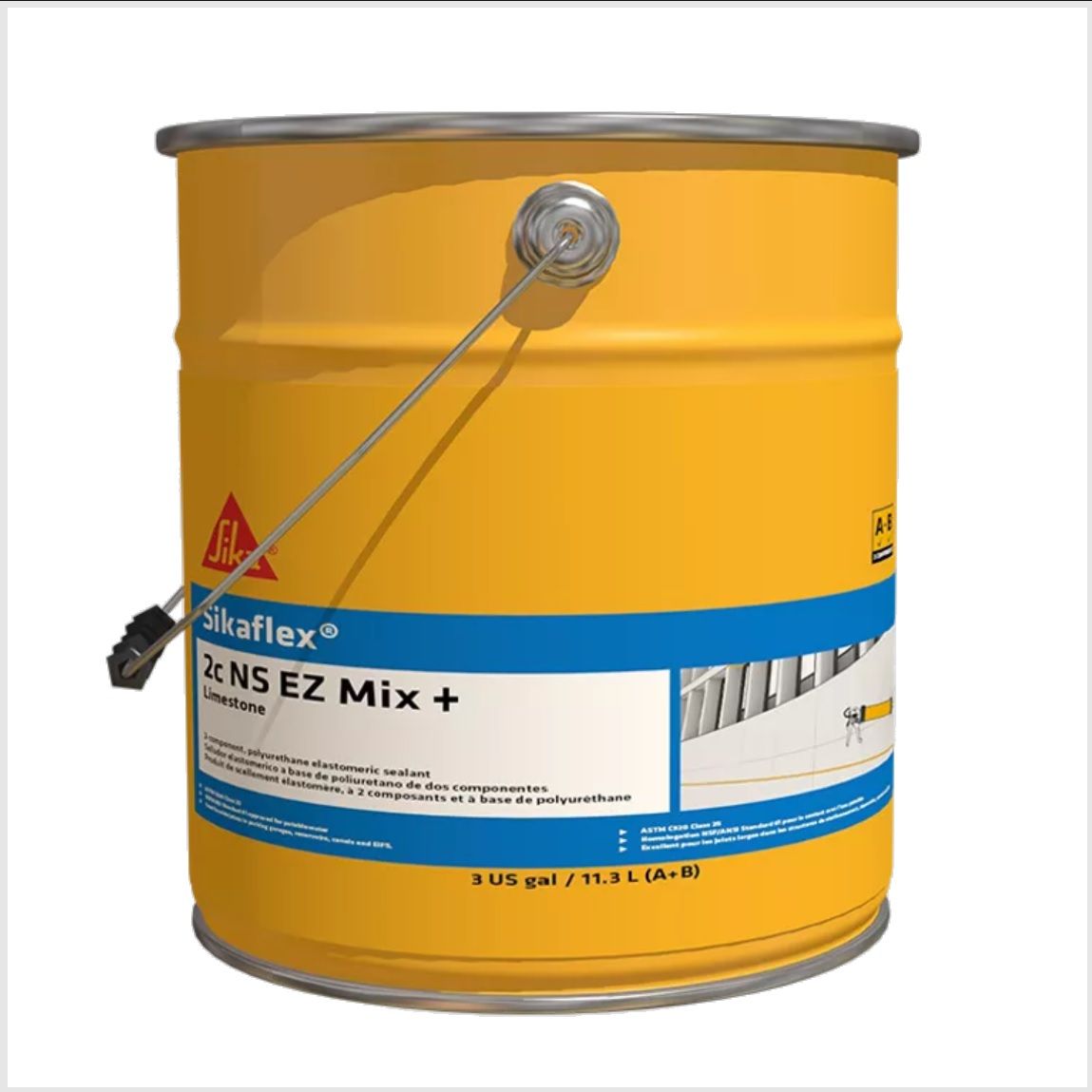 Sikaflex-2c NS EZ Mix+ Limestone 1.5 gal | Indcon Supply