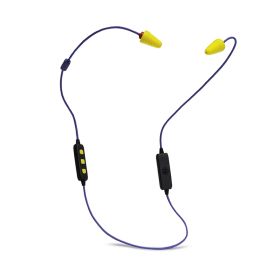 Plugfones FreeReign Series VL Earplug Headphones Blu/Yel PIF-BE(VL)