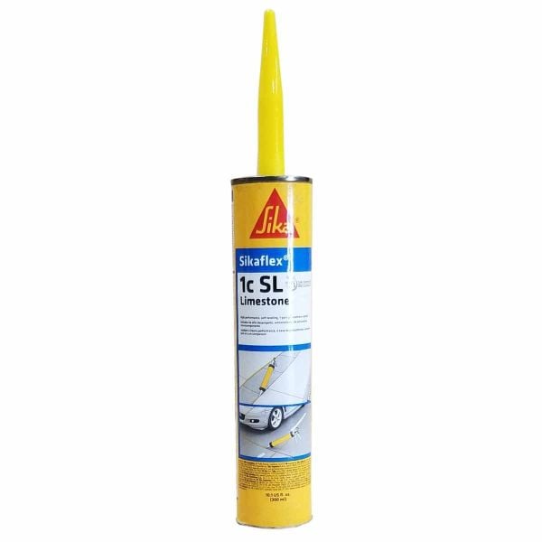 Sikaflex 1C SL Kit - Self Leveling, Polyurethane Sealant - Sikaflex 1CSL 10  oz. (Full or Half Case)-Limestone & AWF 2000 Heavy Duty Caulk Gun -  AWarehouseFull